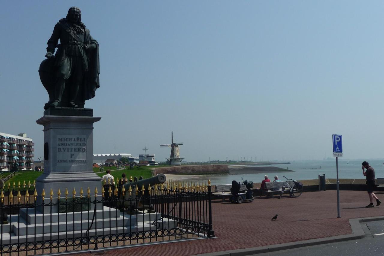 Rijksmonument Havenzicht, Met Zeezicht, Ligging Direct Aan Zee En Centrum Vlissingen Exteriör bild