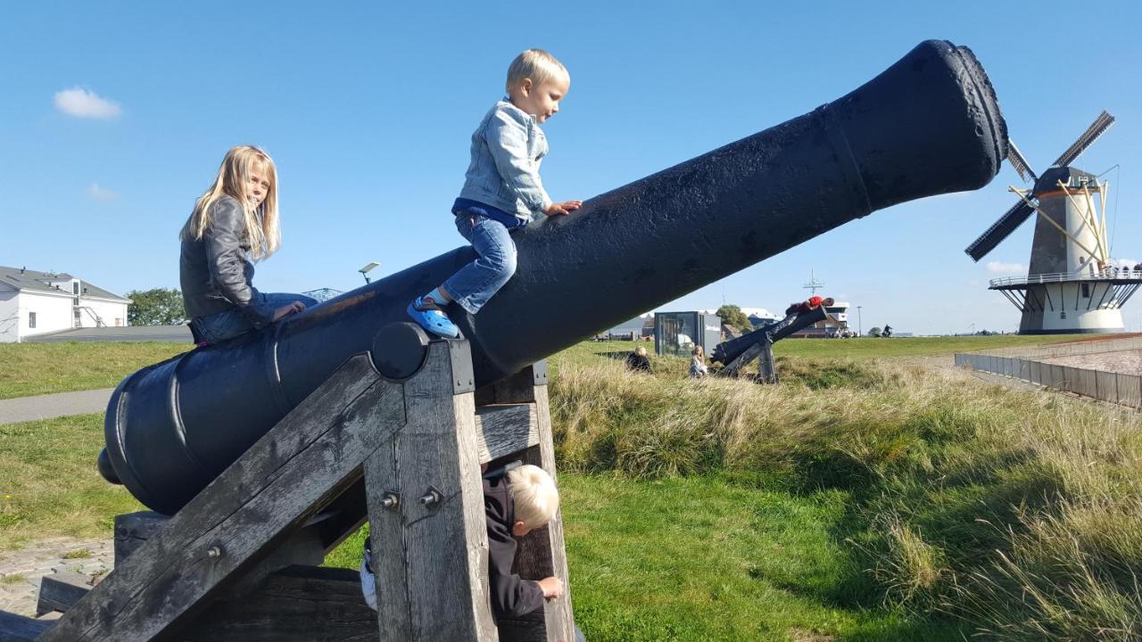 Rijksmonument Havenzicht, Met Zeezicht, Ligging Direct Aan Zee En Centrum Vlissingen Exteriör bild