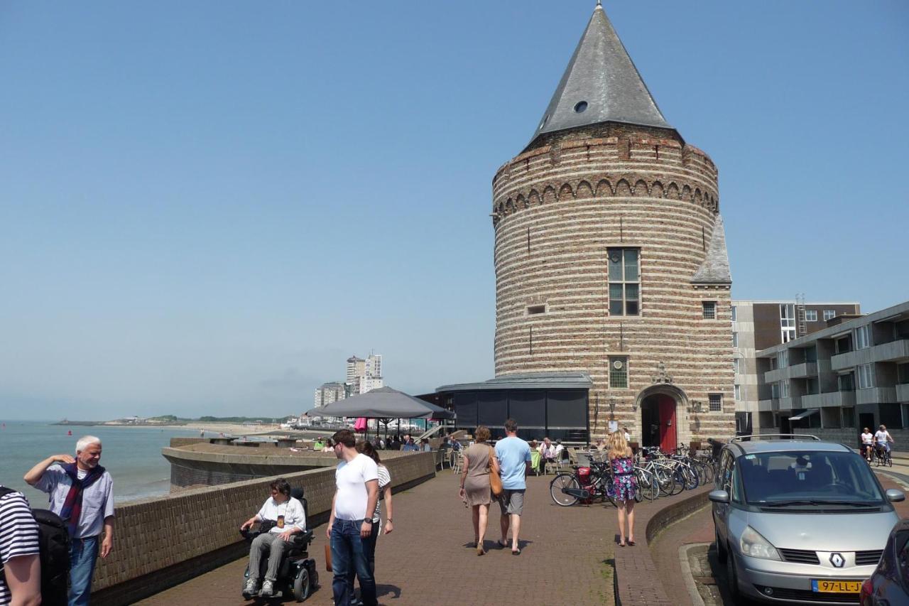 Rijksmonument Havenzicht, Met Zeezicht, Ligging Direct Aan Zee En Centrum Vlissingen Exteriör bild