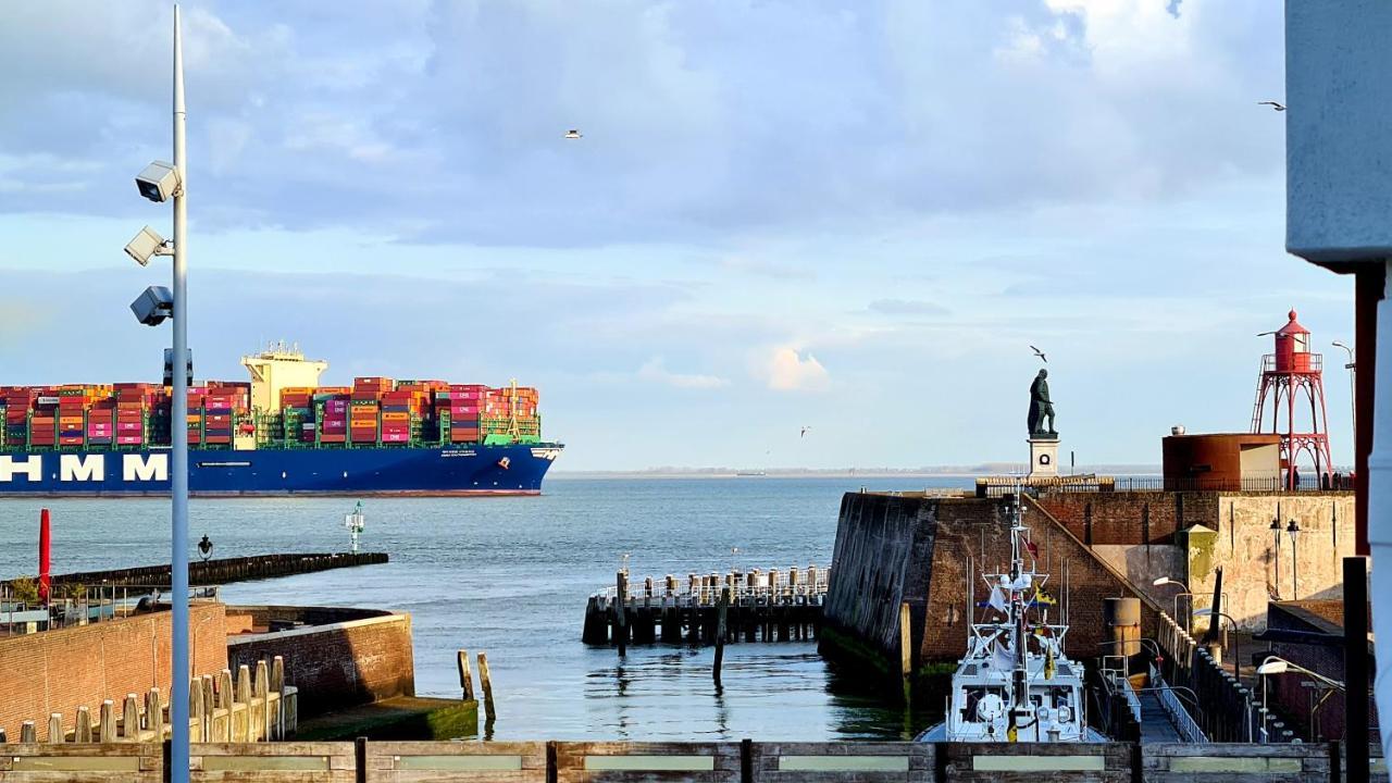 Rijksmonument Havenzicht, Met Zeezicht, Ligging Direct Aan Zee En Centrum Vlissingen Exteriör bild