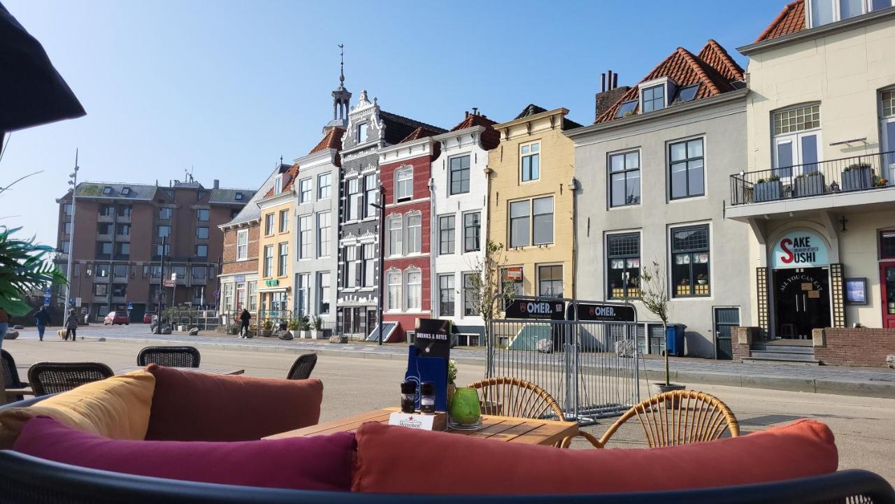 Rijksmonument Havenzicht, Met Zeezicht, Ligging Direct Aan Zee En Centrum Vlissingen Exteriör bild