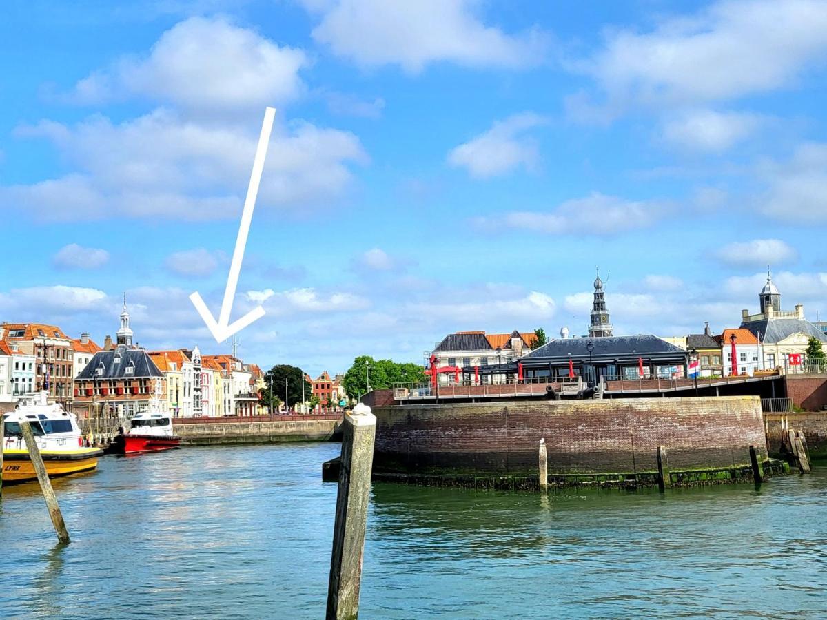 Rijksmonument Havenzicht, Met Zeezicht, Ligging Direct Aan Zee En Centrum Vlissingen Exteriör bild